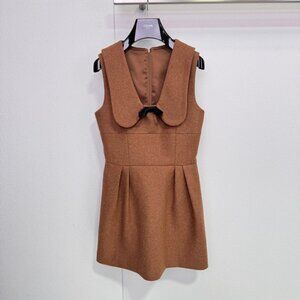 JORYA 2025 Sugar-roasted chestnut colored dress